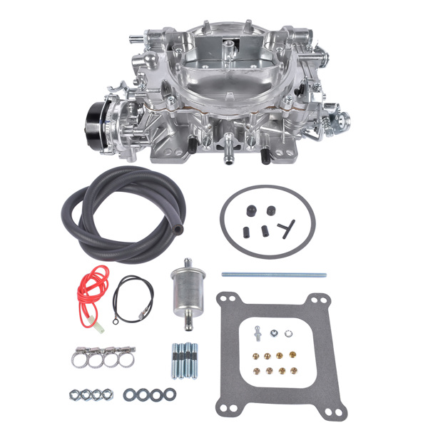 化油器 500 CFM Carburetor for Small-Block and Big-Block Engines with Either Dual- or Single-Plane Intake Manifolds 1903 AVS2 Series Electric Choke 4Barrel 1903-500 Aluminum Square Flange-3