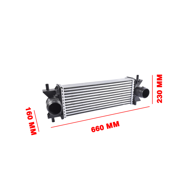 中冷器 Aluminum Intercooler MB3Z6C839A Replacement for Ford Bronco 2021-2024 L4 2.3L V6 2.7L Turbocharged-10