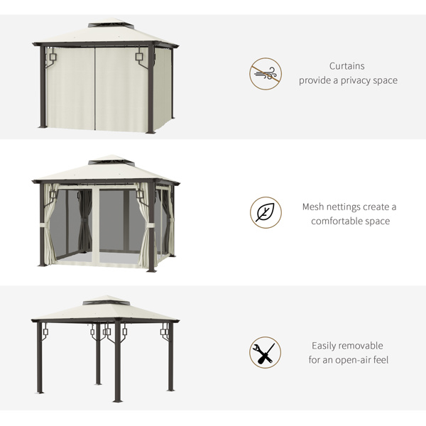 露台凉亭，室外露台凉亭 （ Amazon Shipping）（WalMart禁售）（周末不发货）-5