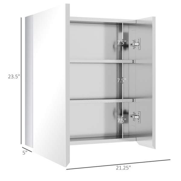 带镜子的浴室柜 （ Amazon Shipping）（WalMart禁售）（周末不发货）-2