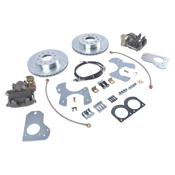制动改装包 Rear Disc Brake Conversion Kit Drilled Rotor Fits for 1978-1988 G Body S10 Chevy Pontiac Buick skylark -3