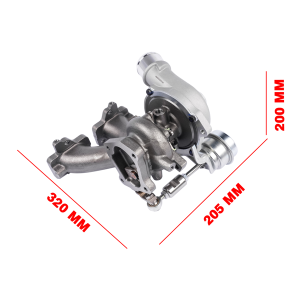涡轮增压器 K03 Billet Turbo Turbocharger Replacement for Polaris RZR XP 925CC 2016-2021 3023297 1205689 3022792-15