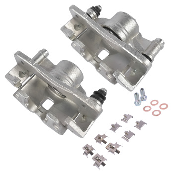 刹车卡钳 2PCS Front Left & Right Brake Calipers Replacement for Honda Civic 1990-2000, CRX 1990-1991 19-B1380 19-B1379