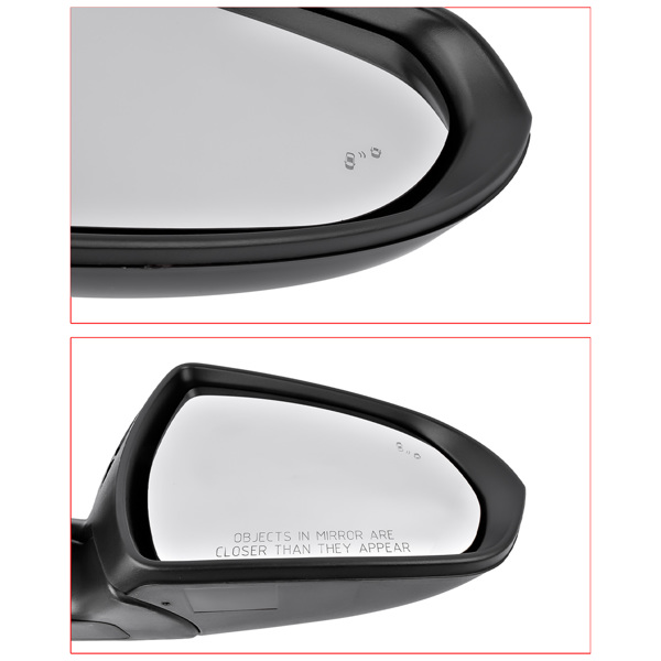 后视镜 Pair Power Mirrors Driver & Passenger Side with Blind Spot Heated Fits for Hyundai Elantra 2017-2020 87620F3020 87610F3020-8
