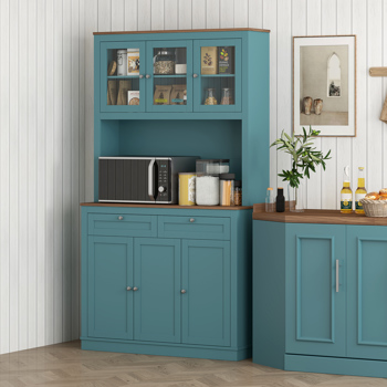 厨房侧板/储物柜/ 咖啡吧柜 /厨房橱柜/厨房隐藏式箱柜（周末不发货）（ Amazon Shipping）（WalMart禁售）