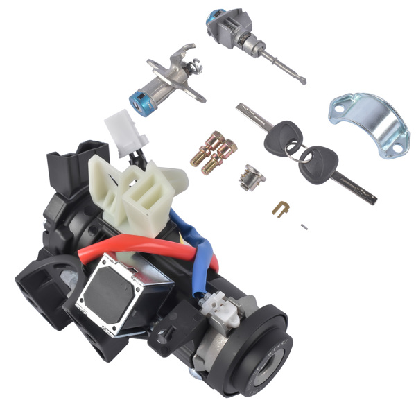 点火锁总成 Ignition Lock Housing Assembly with 2 Keys Fit for Hyundai Sonata 1.6L 2.0L 2.4L 2015-2019 81905C2510-4
