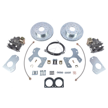 制动改装包 Rear Disc Brake Conversion Kit Drilled Rotor Fits for 1978-1988 G Body S10 Chevy Pontiac Buick skylark 