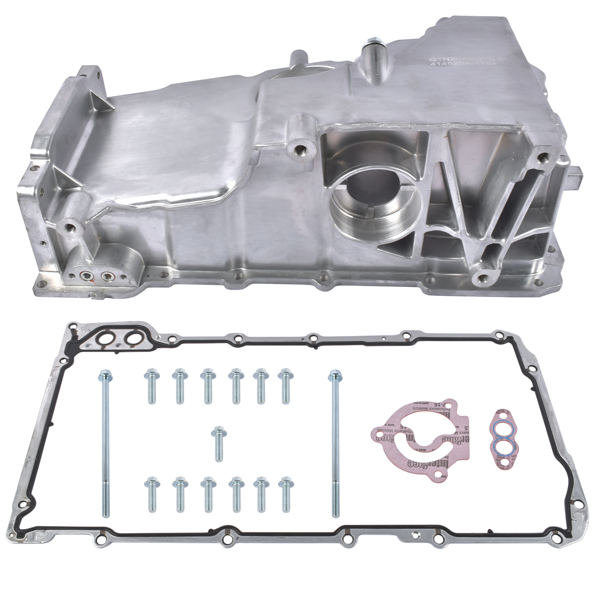 油底壳 Aluminum Engine Oil Pan Fit for Chevrolet SSR Saab 9-7x 5.3L 6.0L V8 2003-2009 12598154-1