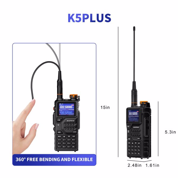宝峰 baofeng K5plus 10w 双频对讲机 9个装-3