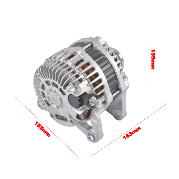 发电机 12V 110A Alternator with Pulley Fits for Nissan Altima Base S SL SV SR L4 2.5L 2013-2018 Clockwise-6