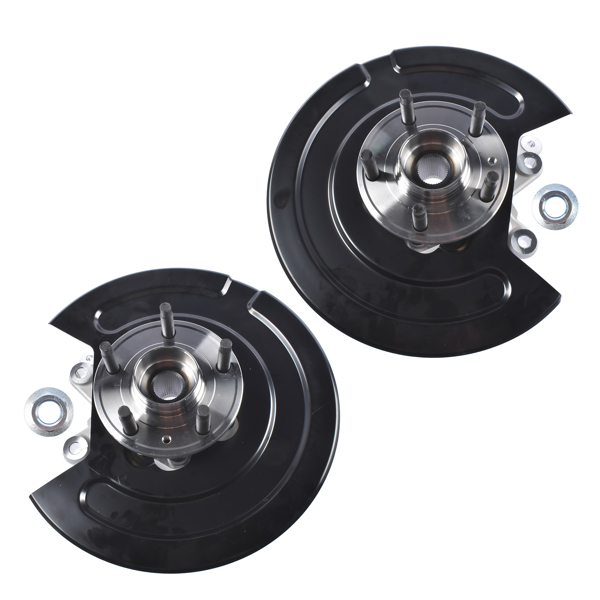 转向节总成 2PCS Steering Knuckle Wheel Bearing Hub Assembly Rear Left & Right Replacement for 2011-2019 Ford Explorer AWD 686-279 686-278-6
