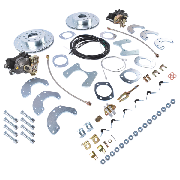 刹车盘套装 DBK9 Complete Rear-End Bolt-On Disc Brake Conversion Kit for Ford 8 Inch or 9 Inch Small Bearing-4
