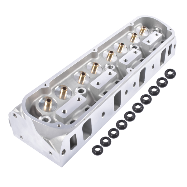 缸盖 1PC Bare Aluminum SBF Cylinder Head 185cc 61cc 65cc Replacement for Ford Small Block 289 302 351W 5.0L V8 Engines-2