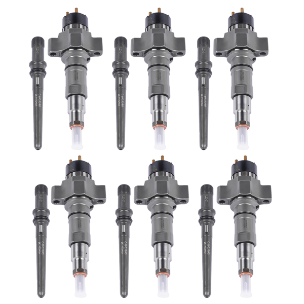 喷油器 Set of 6 Diesel Common Rail Fuel Injectors Fit for Cummins Automotive 8.9 Liter ISC/ISL Engines 2872127 4954679 4954927 4984332-1