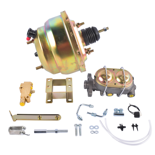 刹车盘套装 Front Power Disc Brake Conversion 8 Inch Dual Booster Fit for Chevrolet Bel Air 1955-1957 One-Fifty Series 1955-1957 Two-Ten Series 1955-1957-2