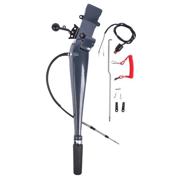 转向手柄 Steering Control Tiller Handle Fit for Yamaha Outboard 75-90HP 2 Stroke 85HP 2T 688 85AET Parsun T85 / T90 2 Stroke 3 Cylinders Engine 692-W0084-11-8D 692-42111 692-W0084-11-2