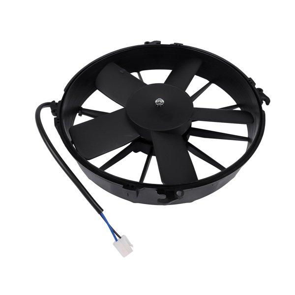 散热器风扇 Puller Radiator Cooling Fan Fits For Motorcycle ATV 1640 CFM 12In 12V Black-4