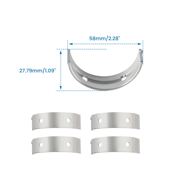 G4KJ 2.4L发动机曲轴连杆 适用于现代Santa Fe 2.4L 2010-2012年及2019-2020年 适用于起亚Rondo 2.4L 2007-2011年-8