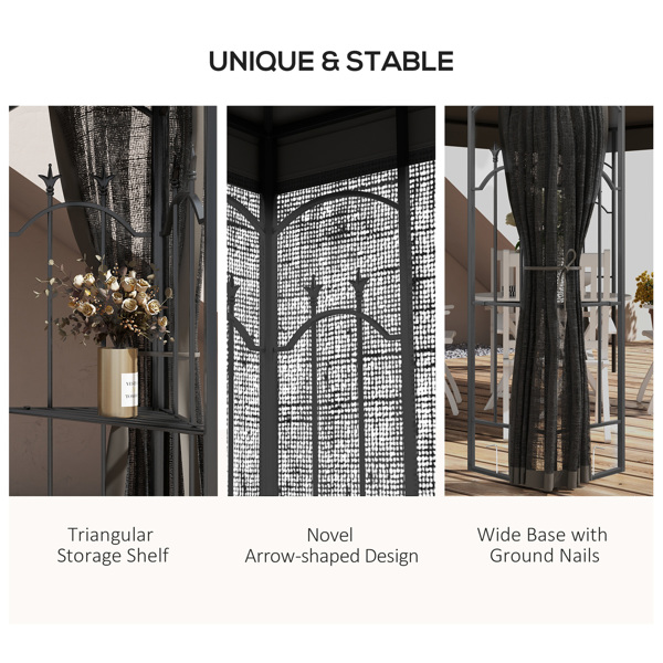 露台凉亭 （周末不发货）（ Amazon Shipping）（WalMart禁售）-3