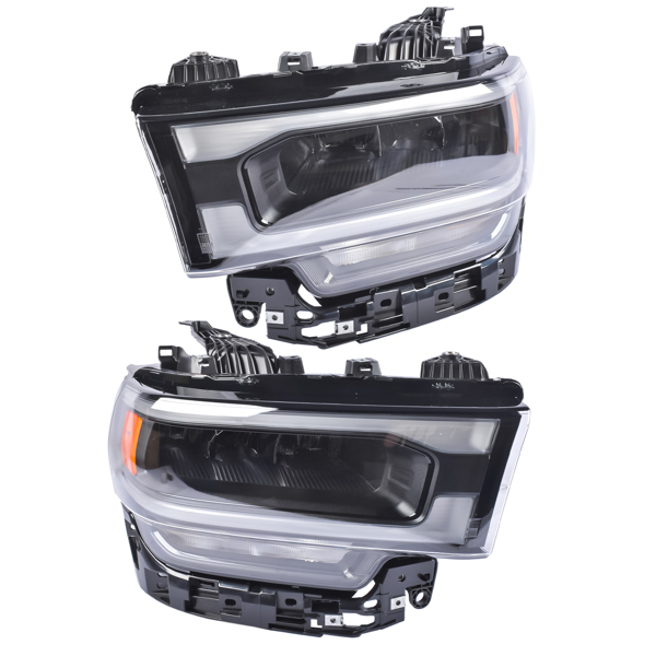 大灯 Headlamp Light Left + Right Replacement for Ram 2500 3500 2019-2024 6.4L 6.7L V8 68360179AD-2