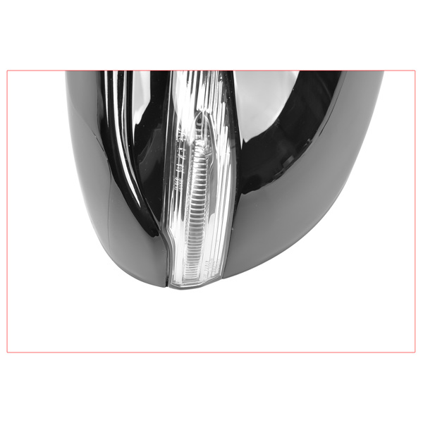 后视镜 Left Driver Side Mirror Fit for Hyundai Santa Fe 1.6L 2.5L L4 GAS 2021-2023 4-Door Manual Folding Heated No Memory Paintable With Puddle Light No Auto-Dimming Power Adjust 87610-S2410 HY1320331-8