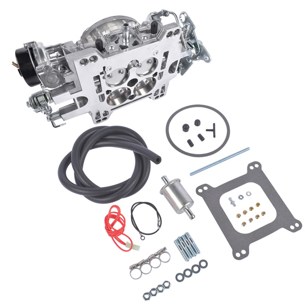 化油器 500 CFM Carburetor for Small-Block and Big-Block Engines with Either Dual- or Single-Plane Intake Manifolds 1903 AVS2 Series Electric Choke 4Barrel 1903-500 Aluminum Square Flange-7