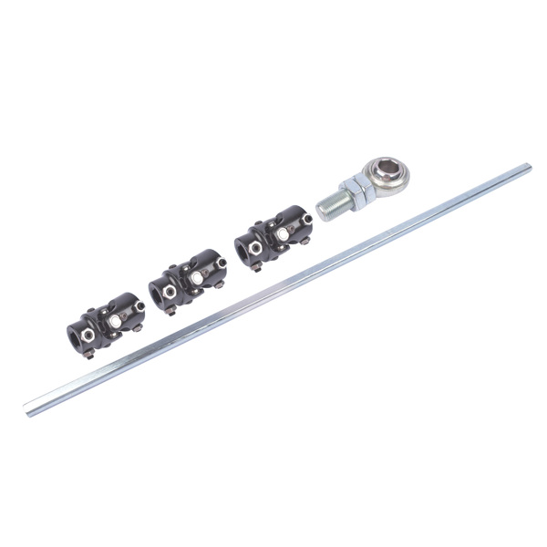 转向轴套件 36" Steering Shaft Kit + 3x 3/4DD Black U-Joints & Bearing Heim Joint Fit for GM Universal-2