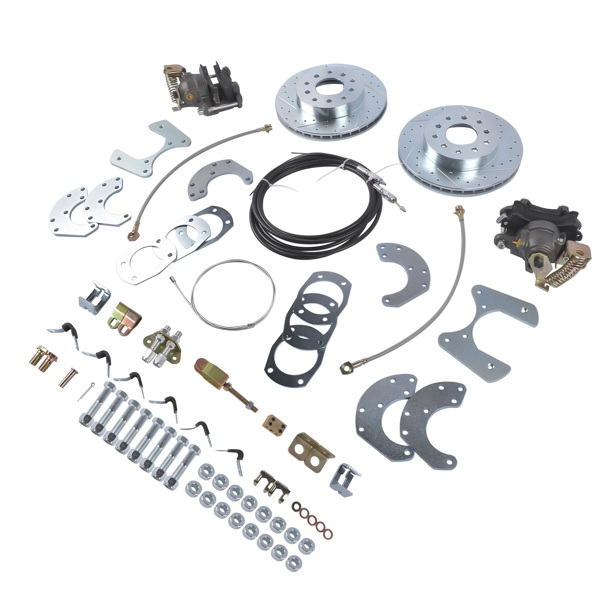 刹车盘套装 Rear Disc Brake Conversion Kit with Rotors Fit for Chevrolet Bel Air 3.8L l6 4.3L 4.6L V8 1955-1957-2