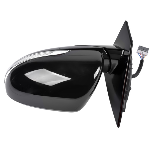 后视镜 Mirror Driver Heated Signal Manual Folding Fit for Kia Sorento EX L LX SX SXL 2016-2018 without Memory without Puddle Light without Auto-Dimming with Blind Spot Power Adjustment 87610-C6150-7