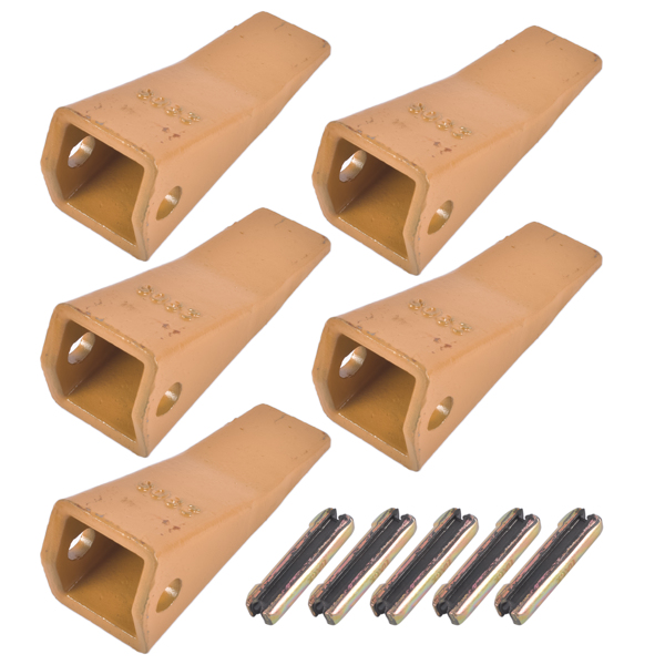 斗齿 23 230 Series 230S Bucket Teeth w/ 23TF/23FP Flex Pin for Excavator 5 Piece Low Carbon Alloy Steel-7