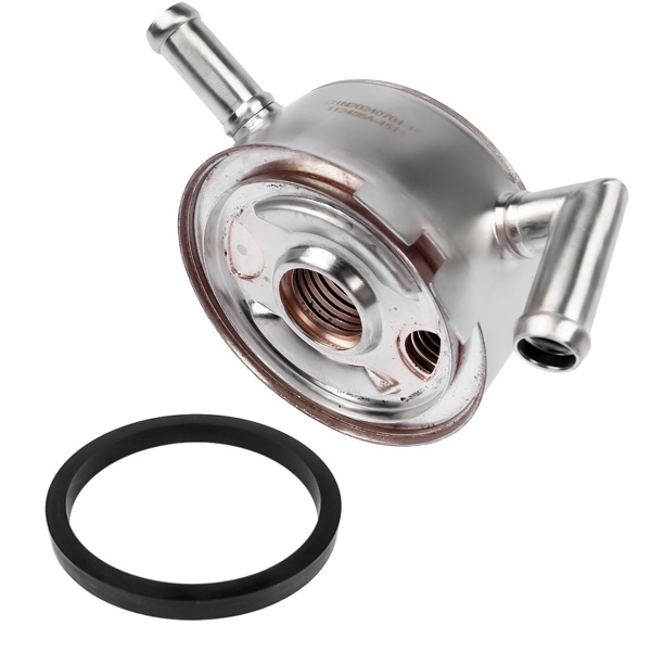 机油冷却器总成 Oil Cooler Fit for Nissan Murano 2008-2014 Altima 2007-2018 Pathfinder 2013-2014 Quest 2011-2017 Infiniti JX35 2013 QX60 2014 3.5L V6 21305-JA10B 21305-JA11B 21305-JA12B-4