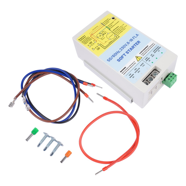 空调软启动模块 8-16A 08-16A AC Soft Starter Motor Protection Replacement for Utility/Generator Power 230V-4