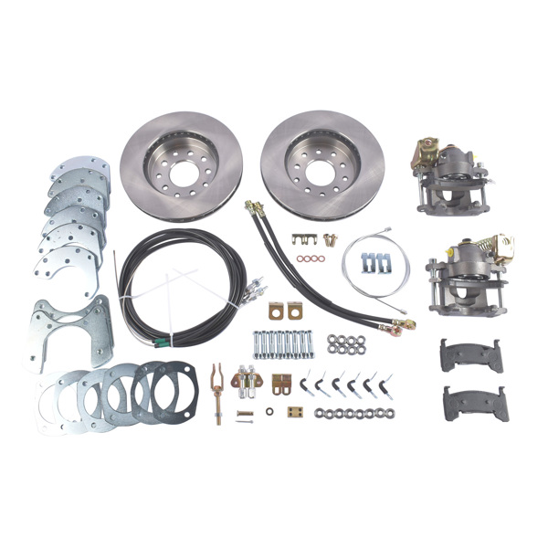 刹车盘套装 Complete Bolt-On Rear Disc Brake Conversion Kit Replacement for Ford 9 Inch and 8 Inch Axles Housings-1