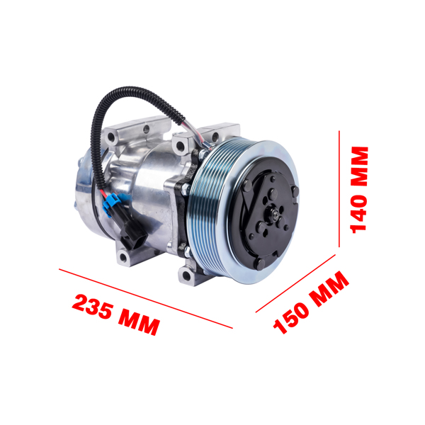 空调压缩机 A/C Compressor Replacement for 2006-2007 Volvo VNL VNM Base L6 20501067 4493SAN ABPN83304554 5385 4286U1-11
