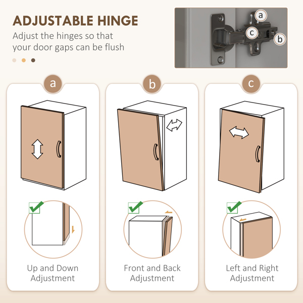 厨房侧板/储物柜/ 咖啡吧柜 /厨房橱柜/厨房隐藏式箱柜（周末不发货）（ Amazon Shipping）（WalMart禁售）-6