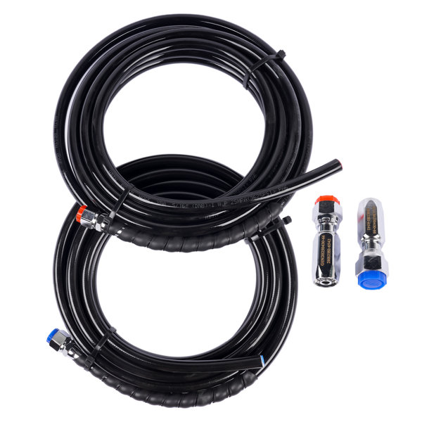 液压油管 2x 20ft Outboard Hydraulic Steering Hoses Kit HO5120 for Outboard Steering Boat-2