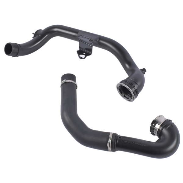 进气管 Intercooler Turbo Hose Fit for Buick Regal Base GS Premium Sport Touring 2014-2017 Chevy Malibu LT LTZ 2013-2015 2.0L L4 Black Plastic/Rubber Curved 23131218 GM23131218-3