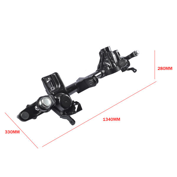 前桥壳 3.07 Ratio Dana 30 Front Axle with Ball Joints & Fluids Replacement for Jeep Wrangler 1997-2006 4.0L 34864852AB 434-01877A 434-01877-2