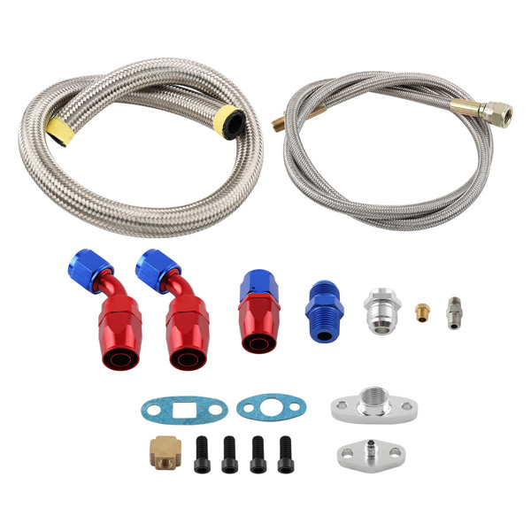 T3 T4 涡轮增压器中冷器+机油管 起动机套装 适用于T3 T4 T04E 涡轮增压器-6