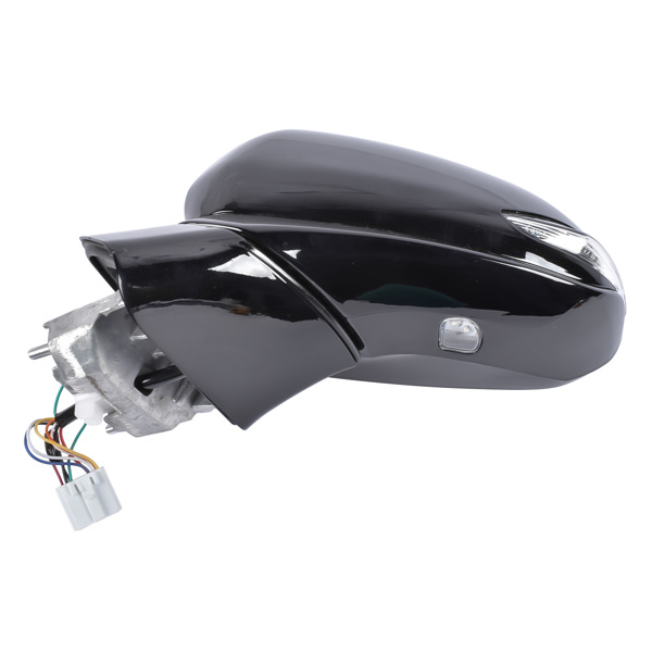 后视镜 Left Driver Side Mirror Fit for Hyundai Santa Fe 1.6L 2.5L L4 GAS 2021-2023 4-Door Manual Folding Heated No Memory Paintable With Puddle Light No Auto-Dimming Power Adjust 87610-S2410 HY1320331-5