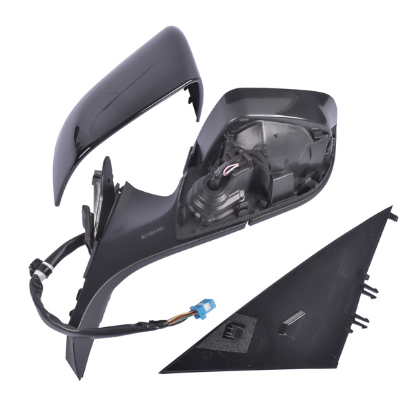 后视镜 Left Side Driver Side Mirror Power Folding Black Fit for Tesla Model 3 M3 2017-2023 4-Door ABS Plastic Front Heated Side View 13PIN Memory Recall Power Glass Adjusted Power Fold 51167177128-7