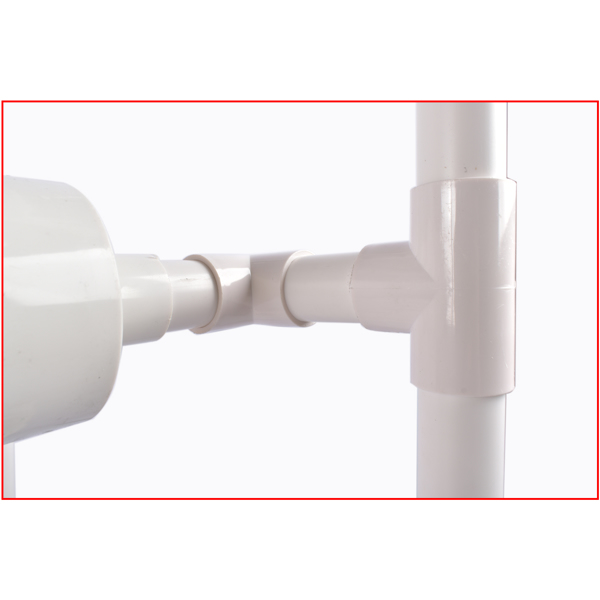 A1-落地式水培种植系统 Floor Standing Hydroponics Growing Planting System Kit, Soilless Cultivation PVC Pipes for Gardening and Planting (90 Seed Holes, White)-8