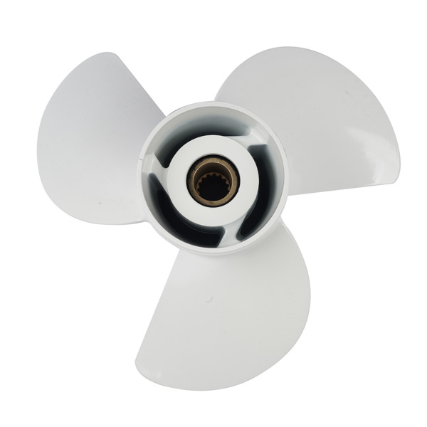 螺旋桨 13-5/8" x13" Aluminum Boat Propeller Fit for Yamaha 50-130HP 6E5-45949-00-00 Right Hand Rotation-5