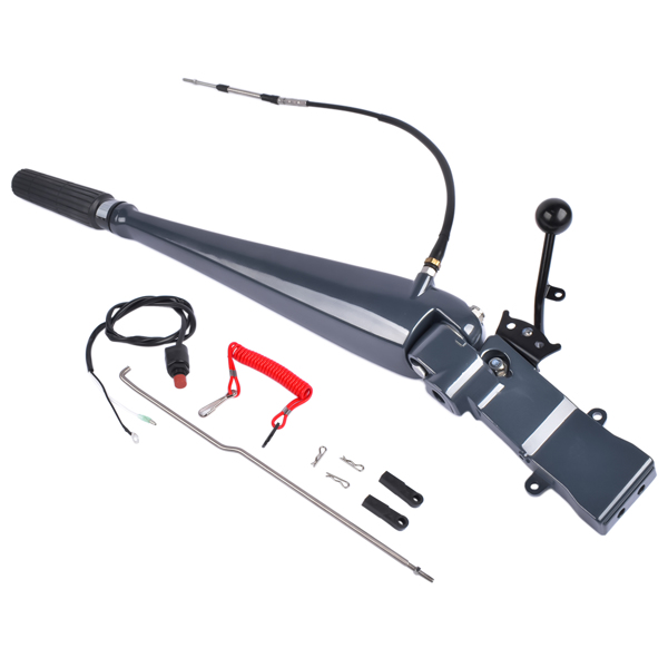 转向手柄 Steering Control Tiller Handle Fit for Yamaha Outboard 75-90HP 2 Stroke 85HP 2T 688 85AET Parsun T85 / T90 2 Stroke 3 Cylinders Engine 692-W0084-11-8D 692-42111 692-W0084-11-3