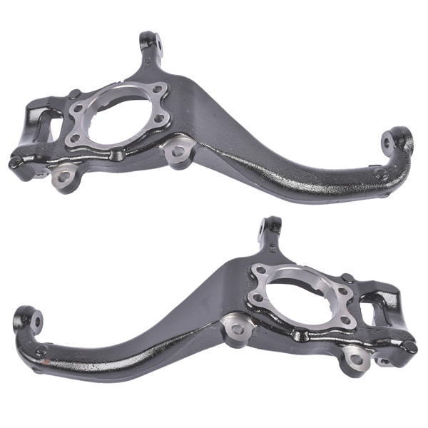 转向节 Front Left Right Side Steering Knuckles Fit for Nissan Frontier 2005-2019 Pathfinder 2005-2012 Xterra 2005-2012 All Engine Sport Utility Cast Iron Black 40015-EA000 698-267 40014-EA000 698-266-3