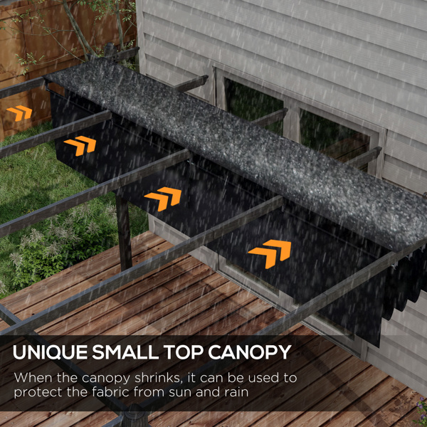 伸缩式遮阳棚 （周末不发货）（ Amazon Shipping）（WalMart禁售）-4