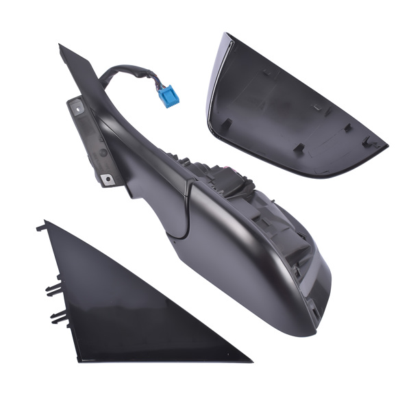 后视镜 Left Side Driver Side Mirror Power Folding Black Fit for Tesla Model 3 M3 2017-2023 4-Door ABS Plastic Front Heated Side View 13PIN Memory Recall Power Glass Adjusted Power Fold 51167177128-4