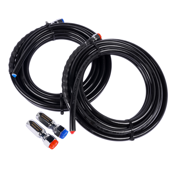 液压油管 2x 20ft Outboard Hydraulic Steering Hoses Kit HO5120 for Outboard Steering Boat-3