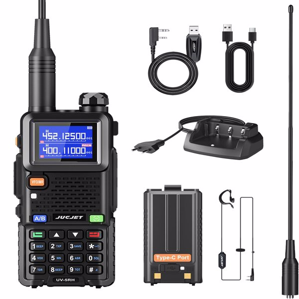 宝峰 Baofeng UV-5RH 10w 彩屏大功率双频对讲机 黑色 9个装 -1