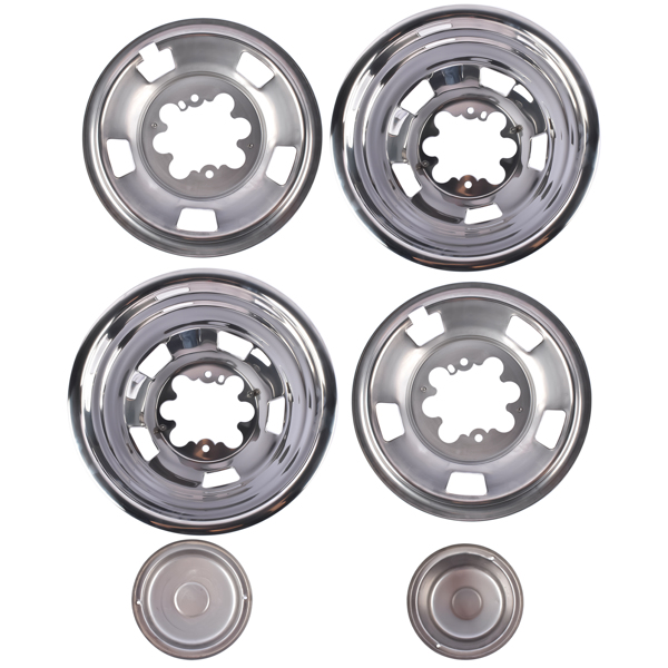 轮毂盖 17 Inch Dually Wheel Simulators Rim Cover Replacement for Dodge Replacement for Ram 3500 2003-2018 5.7L 6.4L-4